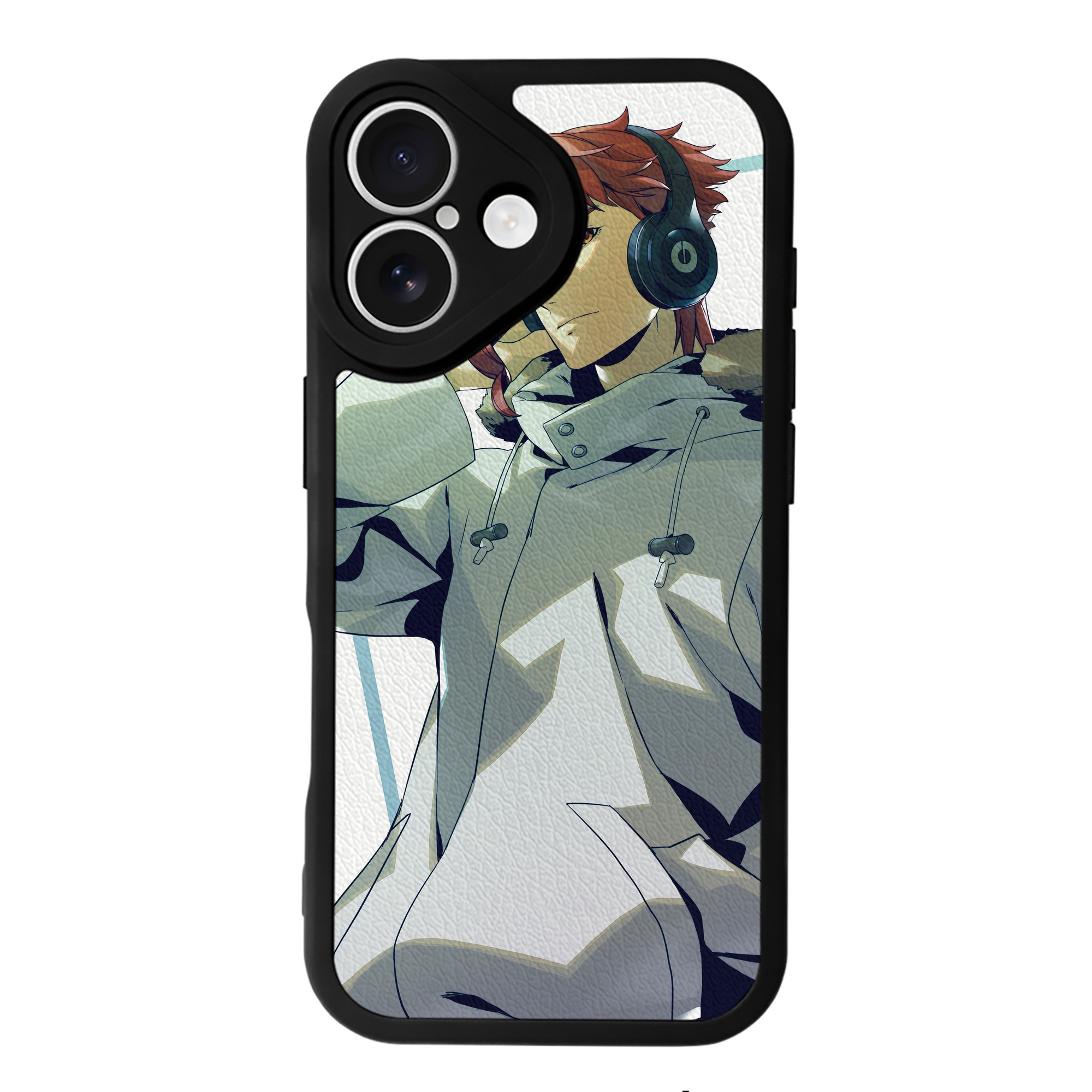 （画像用） ジョジョの奇妙な冒険 JoJo's Bizarre Adventure 【iPhone 16シリーズ対応】シリコンスマホケース（レザー調） 材質：シリコン